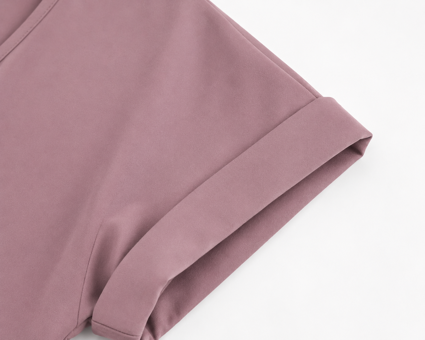 Dusty Rose V-Hals Twist Top